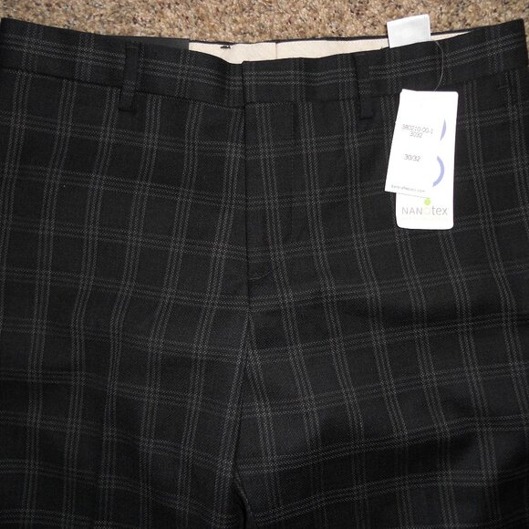 Banana Republic Standard Fit Nanotex Pant size 30/32 Plaid - Picture 4 of 4